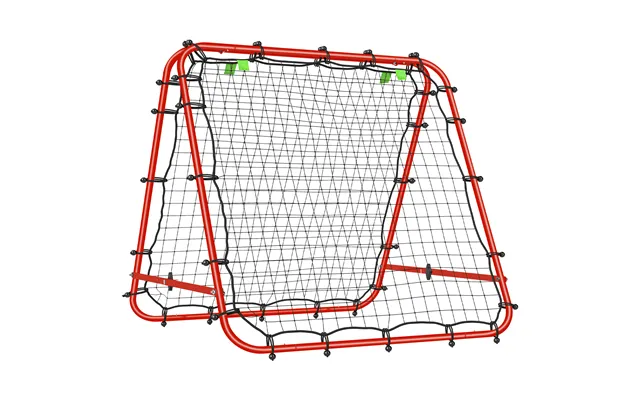 Homcom Double Sided Football Rebounder Net - Football Rebound Goal With 5 Adjustable Angles