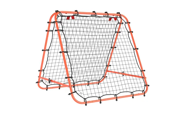 Homcom Double Sided Football Rebounder Net - Football Rebound Goal With Five Adjustable Angles
