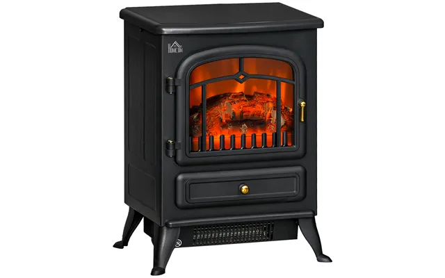 Homcom Electric Fire Place 1850w Heater-black