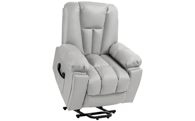 Homcom Electric Lift Chair With Vibration Massage And Heat - Riser Recliner Armchair