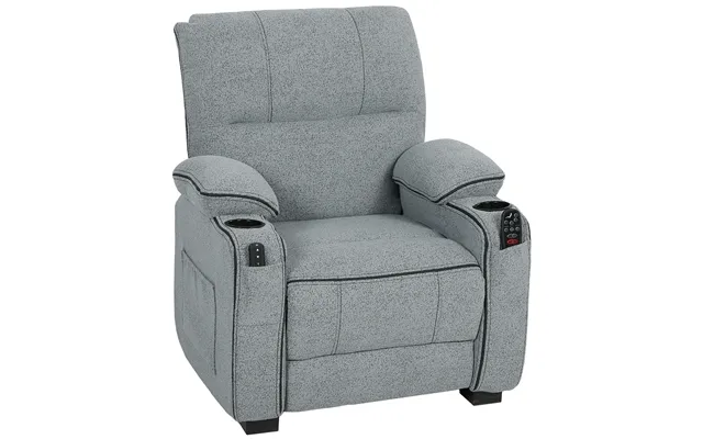 Homcom Electric Massage Recliner Armchair With Vibration - Heat