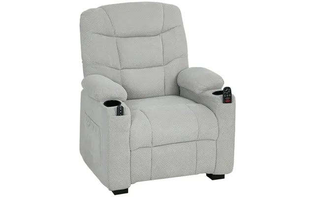 Homcom Electric Massage Recliner Armchair With Vibration - Heat