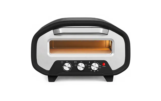 Homcom Electric Pizza Oven - Pizza Maker With 3 Knob Control And Ceramic Stone