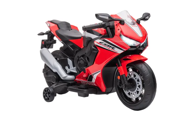 Homcom Electric Ride On Motorcycle With Headlights Music - 6v Battery Powered Kids Motorcycle Vehicle With Training Whee