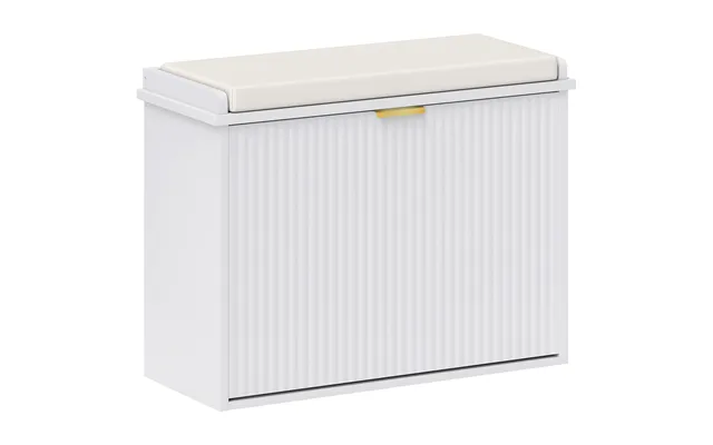 Homcom Elegant Six Shoe Bench, With Top Seat - White