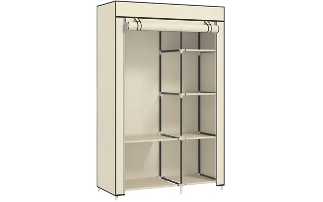Homcom Fabric Wardrobe - Portable Wardrobe With 6 Shelves