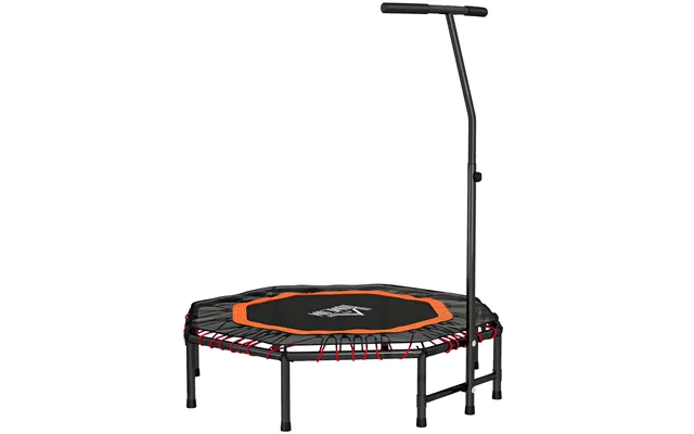 Homcom Fitness Trampoline - Bouncer With Adjustable Handle