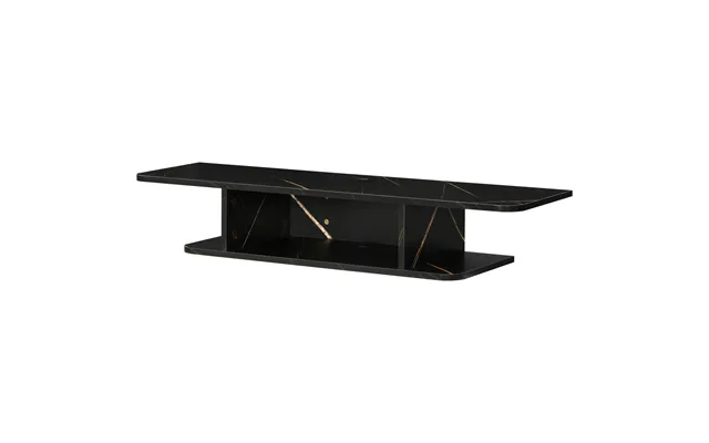 Homcom Floating Tv Unit Stand For Tvs Up To 40 - Wall Mounted Media Console With Storage Shelf