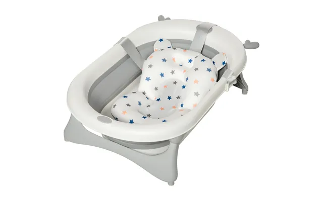 Homcom Foldable Portable Baby Bathtub W Baby Bath Temperature-induced Water Plug For 0-3 Years Aosom Uk