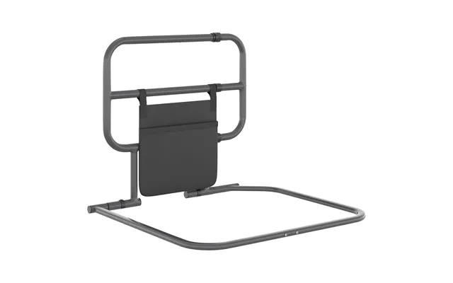 Homcom Folding Bed Rail - Bed Assist Rail With Storage Pocket Easy To Install