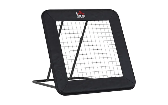 Homcom Football Rebounder Net - Adjustable Pitch Back Training Goal