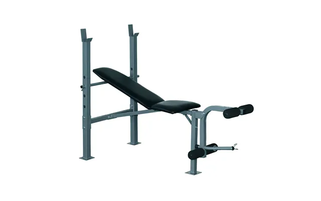 Homcom Heavy Duty Adjustable Multi Gym Chest Leg Arm Weight Bench W 4 Incline Postions - Black Silver