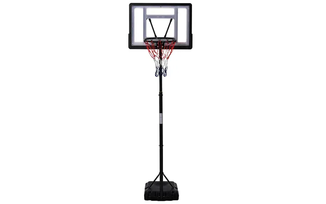 Homcom Height Adjustable Basketball Hoop And Stand - Free Standing Basketball Hoop System With Fillable Base And Wheels