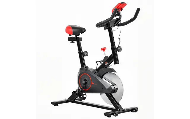 Homcom Indoor Upright Exercise Bike Machine - With Adjustable Seat