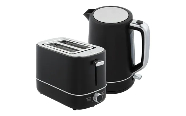 Homcom Kettle And Toaster Set - 1.7l 3000w Fast Boil Kettle & 2 Slice Toaster Kitchen Set With 6 Level Browning Controls