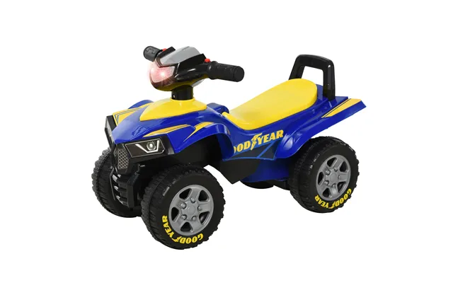 Homcom Kids Quad Bike Walker With Engaging Sound Effects - Sturdy Pp Construction