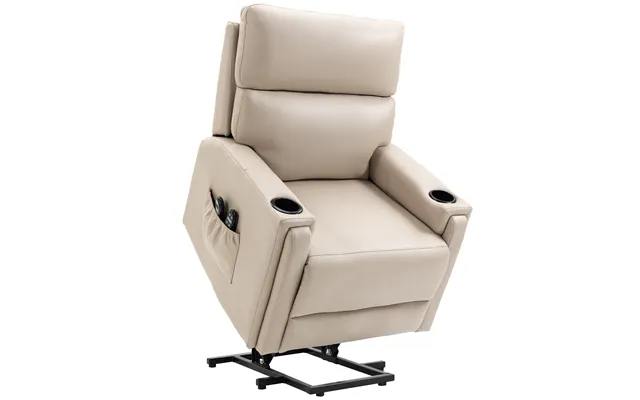 Homcom Lift Chair - Electric Riser And Recliner Chair With Vibration Massage