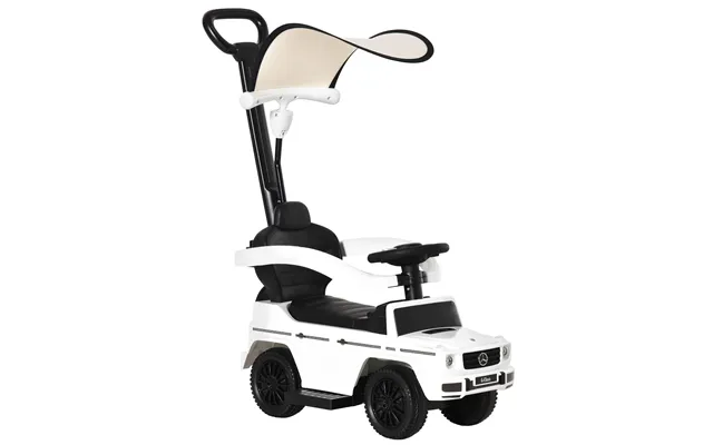Homcom Mercedes-benz G350 Ride-on Push Along Car Sliding Walker Foot To Floor Slider Stroller Toddler Vehicle With Wheel