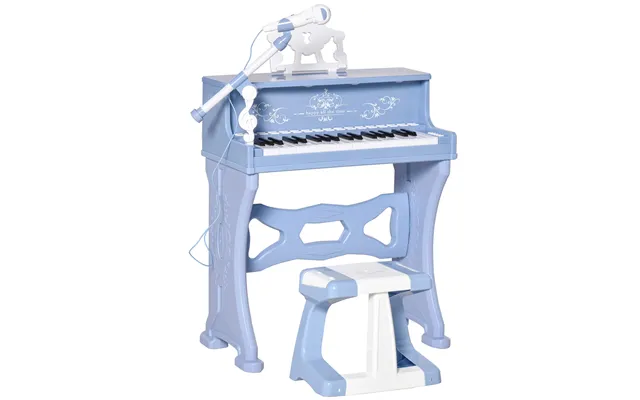 Homcom Mini Electronic Keyboard For Kids - 37 Keys Musical Instrument W Stool