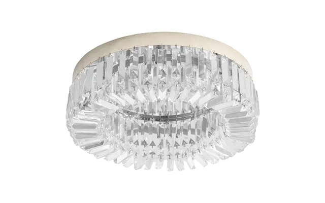 Homcom Modern Crystal Ceiling Lamp - Chandelier Ceiling Light For Living Room
