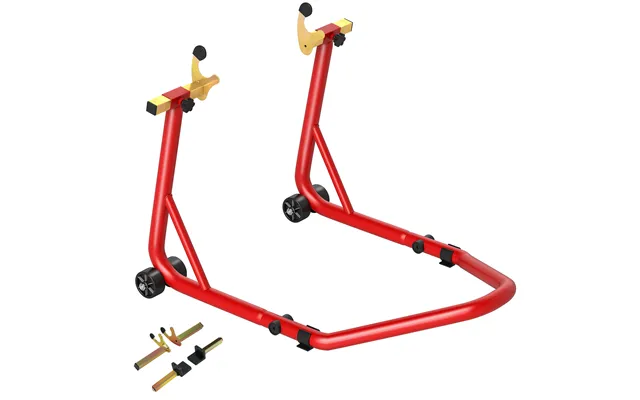 Homcom Motorcycle Rear Wheel Stand - 544 Kg Capacity Heavy Duty Steel Motorbike Motorcycle Paddock Stand Lift With Adjus