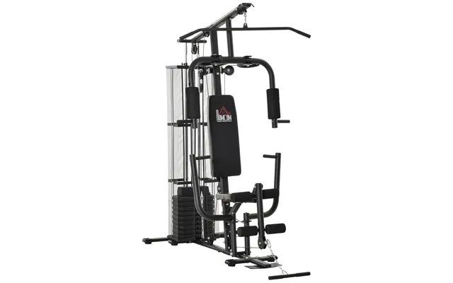 Homcom Multifunction Home Gym System Weight Training Exercise Workout Station Fitness Strength Machine For Body Training