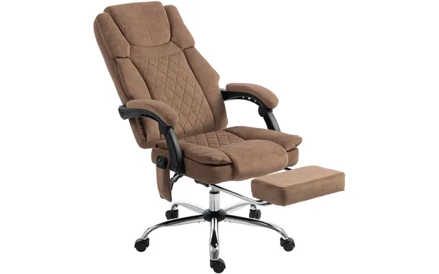 Homcom Office Chair With 6-point Vibration Massage And Heat - Executive Computer Desk Chair With High Back