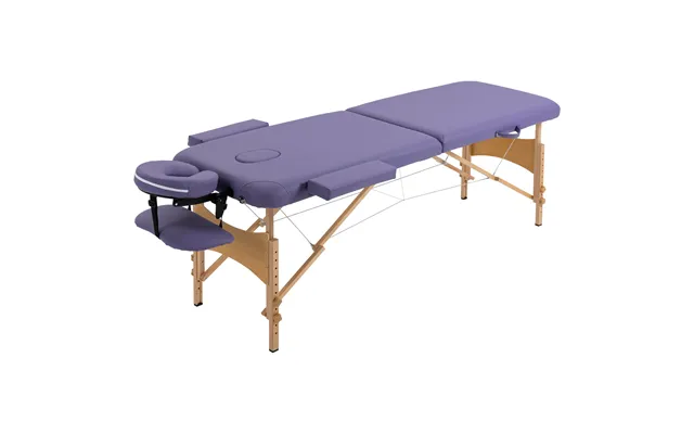 Homcom Portable Massage Bed - Folding Spa Beauty Massage Table With 2 Sections