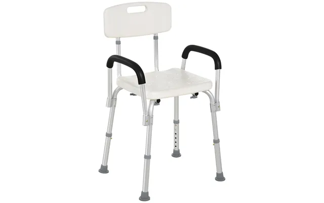 Homcom Portable Shower Chair - Adjustable Medical Stool product image