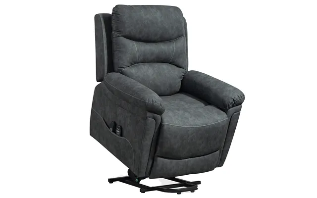 Homcom Power Lift Recliner Chair With Vibration Massage, Heat, Usb - Grey