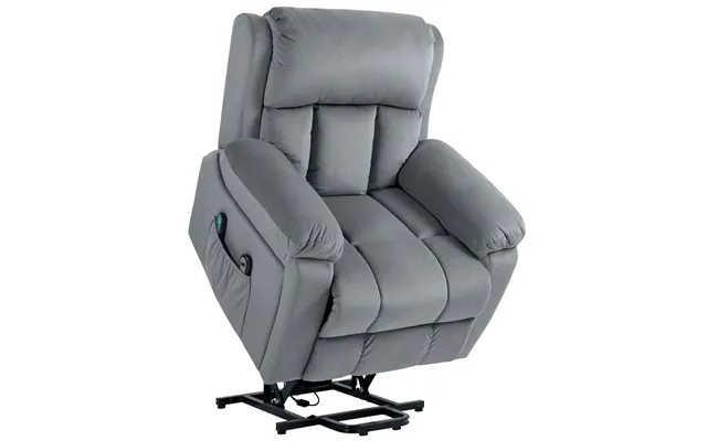 Homcom Power Lift Riser And Recliner Chair With Vibration Massage - Heat