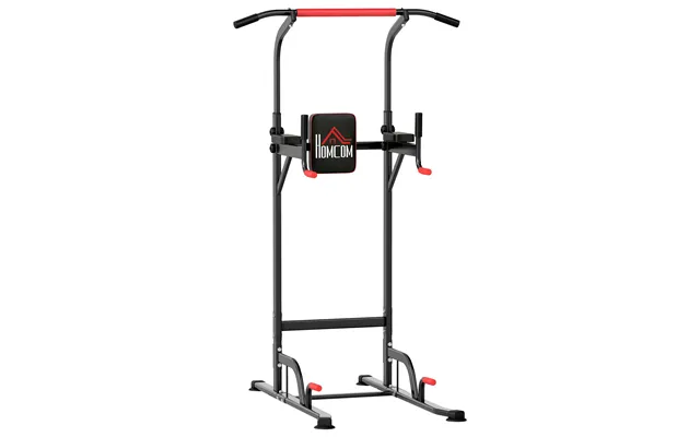 Homcom Pull Up Station Bar Power Tower Station For Home Office Gym Traning Workout Equipment Aosom Uk