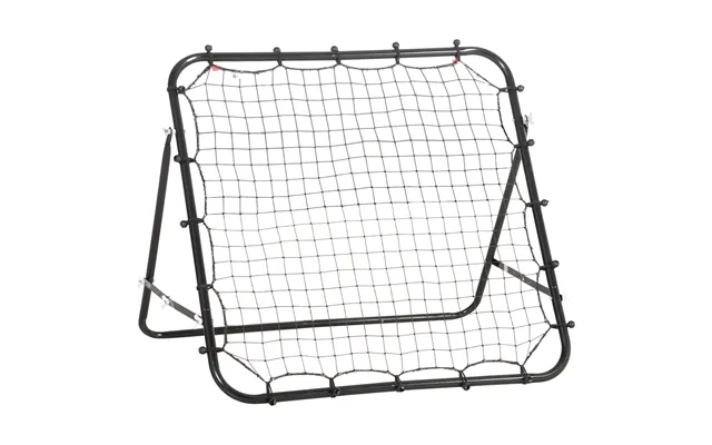 Homcom Rebounder Net Practise Kickback Goal For Teens Adults Softball Training Black Aosom Uk