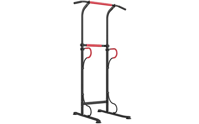 Homcom Steel Multi-use Exercise Power Tower Pull Up Station Adjustable Height W Grips