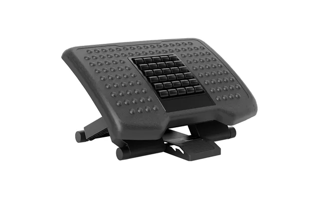 Homcom Three-level, Multi-angle Massage Footrest - Black Aosom Uk