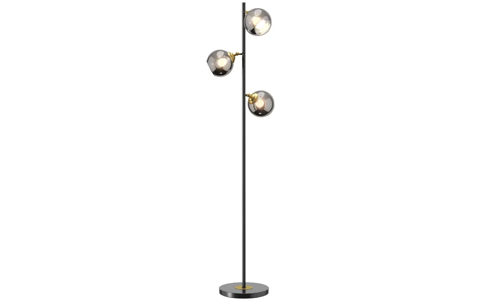 Homcom Tree Floor Lamp Modern 3-light Standing Luminaire For Bedrooms & Lounges - 162cm Height