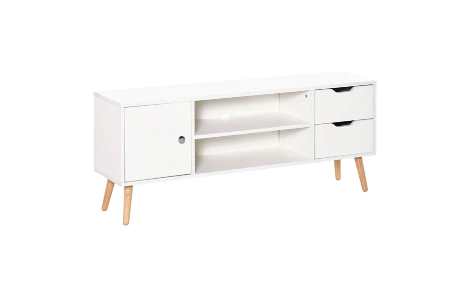 Homcom Tv Trendsetter Contemporary Media Unit For 42'' Screens - Cable Management