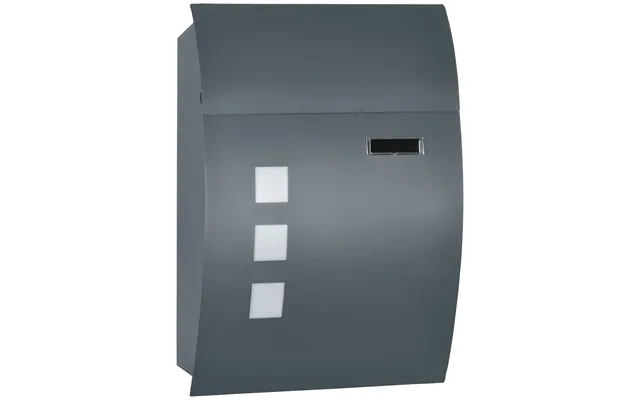Homcom Wall Mounted Letter Box - Weatherproof Post Box For Outside Wall