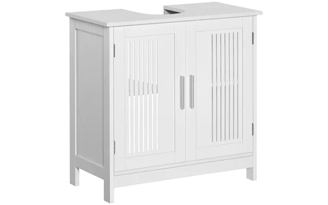 Kleankin Under Sink Cabinet With Double Doors - Modern Bathroom Vanity Unit