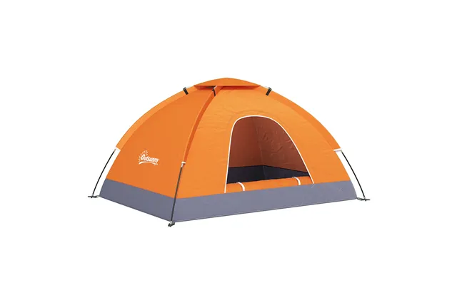 Outsunny 2 Person Camping Tent - Dome Tent With Zipped Doors