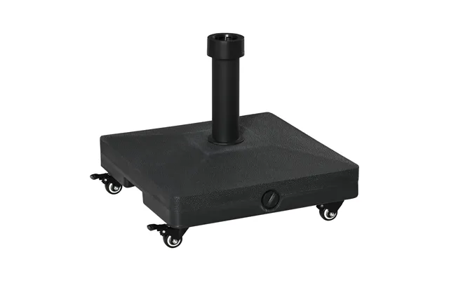 Outsunny 20kg Garden Parasol Base With Wheels Heavy Duty Sand Or Water Filled Patio Umbrella Base For Outdoor Deck Beach product image