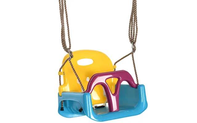 Outsunny 3 In 1 Detachable Kids Swing Seat With Seatbelt - Adjustable Rope For Indoor