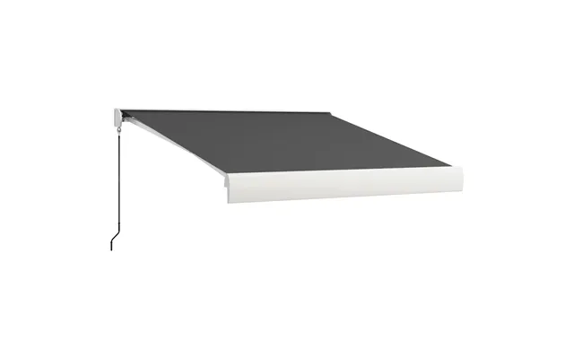 Outsunny 3 X 2.5m Electric Retractable Awning With Remote Controller - Aluminium Frame Sun Canopies For Patio Door Windo product image