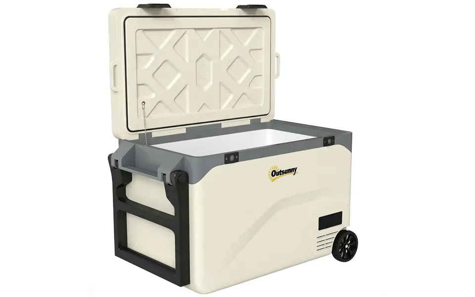 Outsunny 42.5l Compressor Car Fridge Freezer - Camping Refrigerator With App Control