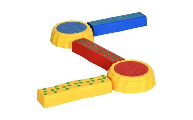 Outsunny Balance Beam For Kids - Non-slip & Stackable Coordination Training Stepping Stones