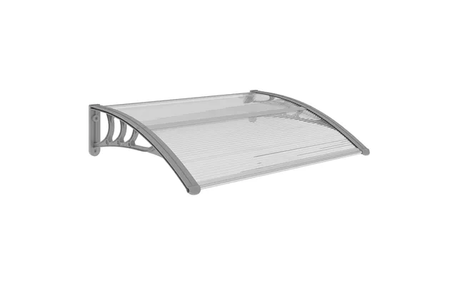 Outsunny Door Canopy Awning Outdoor Window Rain Shelter Cover For Front Back Door Porch Clear 100 X 80cm product image