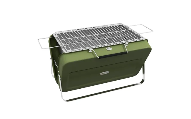Outsunny Foldable Suitcase Design Mini Charcoal Barbecue Grill Bbq - Green