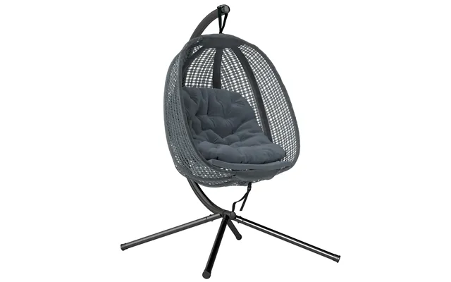 Outsunny Outdoor Swing Chair W Thick Padded Cushion - Patio Hanging Chair W Metal Stand product image