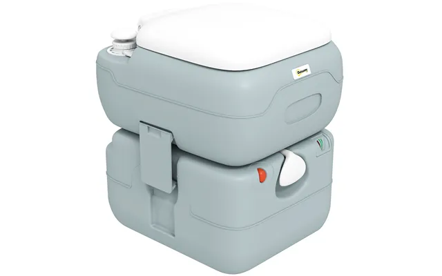 Outsunny Portable Toilet For Adults - 22l Camping Toilet With Seat