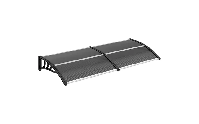Outsunny Waterproof Door Canopy Awning Outdoor Window Rain Shelter Cover For Front Back Door Porch Black 200 X 75cm Aoso product image